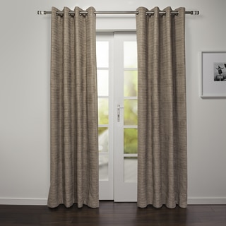 Bergamo Collection Chenille Grommet Top 88-inch Curtain Panel