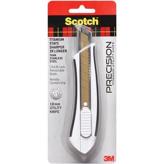 Scotch 3M Titanium Snap-Off Utility Knife-Large