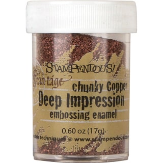 Stampendous Deep Impression Embossing Enamel .63oz -Chunky Copper