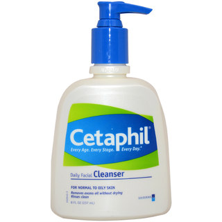 Cetaphil Daily Facial Cleanser For Normal to Oily Skin 8-ounce Cleanser