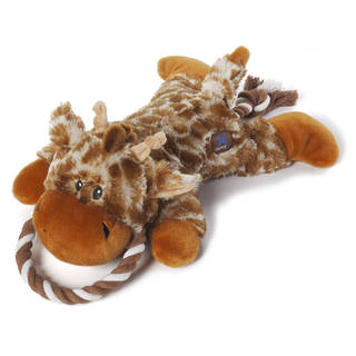 Charming Pet Products Ropez Gone Wild Giraffee Dog Toy