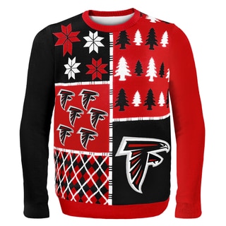 Forever Collectibles NFL Atlanta Falcons Busy Block Ugly Sweater