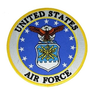 US Air Force Extra Small Round Embroidered Patch