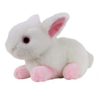 Multipet Look Who's Talking 5-inch Plush Bunny Dog Toy
