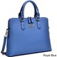 Dasein Slim, Rolled Handle/ Removable Strap Briefcase Satchel Handbag - Thumbnail 1