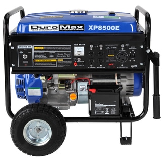DuroMax 8500 Watt 16.0 HP Gas Generator with Electric Start and Wheel Kit CARB Approved
