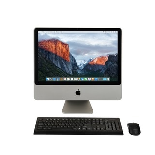 Apple iMac MB323LL/A20-inch Core 2 Duo 4GB-RAM 250GB-HD El Capitan 10.11 All-in-one Desktop Computer