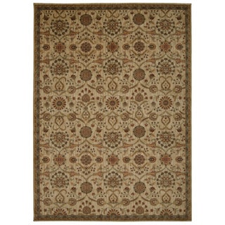 kathy ireland Ancient Times Persian Treasure Ivory Area Rug by Nourison (5'3 x 7'5)