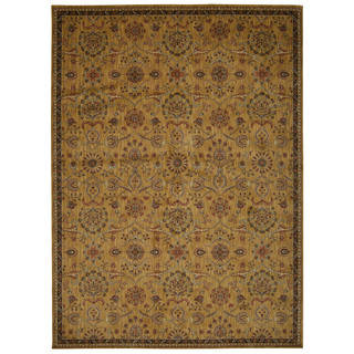 kathy ireland Ancient Times Persian Treasure Gold Area Rug by Nourison (5'3 x 7'5)