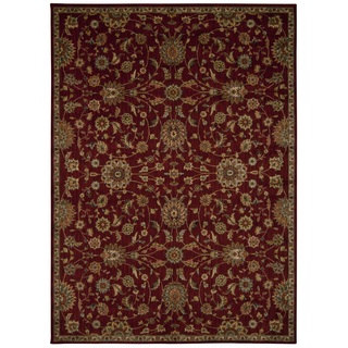 kathy ireland Ancient Times Ancient Treasures Red Area Rug by Nourison (7'9 x 10'10)