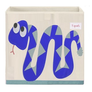 3 Sprouts Blue Snake Storage Box