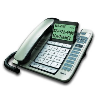 RCA Corded Desktop Speakerphone Desk Phone with Digital Answering System