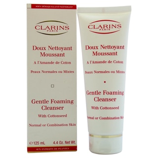 Clarins Gentle 4.4-ounce Foaming Cleanser With Cottonseed for Normal to Combination Skin