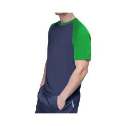 Men's Fila Club Raglan Crew T-Shirt Peacoat/Online Lime