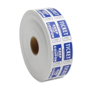 Sparco Blue Roll Tickets (Roll of 2000)