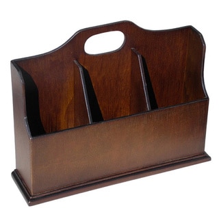 D-Art Dark Brown Wood Envelope Box, Handmade in Indonesia