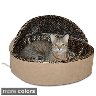K&H Pet Products Thermo Kitty Deluxe Hooded Bed