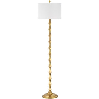 Safavieh Lighting 63.5-inch Aurelia Antiqued Gold Floor Lamp