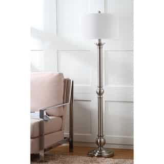 Safavieh Lighting 60-inch Theo Nickel Floor Lamp