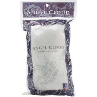 Angel Cloud White Irredescent Angel Hair 2oz-White