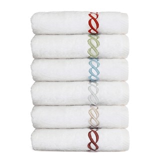 Authentic Hotel and Spa Embroidered Link Turkish Cotton Bath Towel