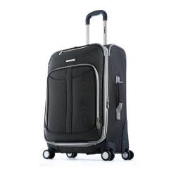Olympia Tuscany Black 30-inch Expandable Spinner Upright Suitcase
