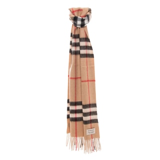 Burberry Heritage Check Cashmere Scarf