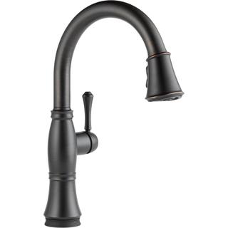 Delta Cassidy Venetian Bronze Single Handle Pull-down Kitchen Faucet with Touch2O(R) Technology
