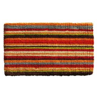 Multi-stripe Extra-thick Coir Doormat (1'6 X 2'6)