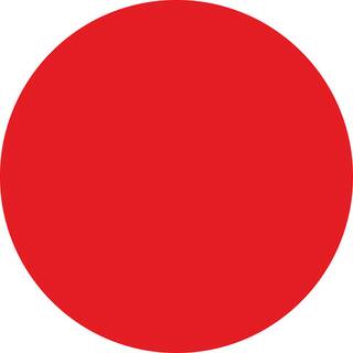 Red Hot Dot WallPops Wall Decal (Pack of 4)