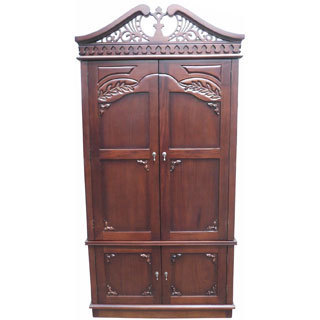 D-Art Carved Top Armoire (Indonesia)