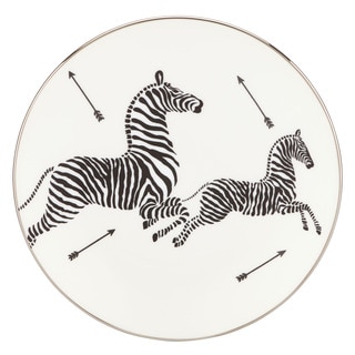 Lenox Scalamandre Zebras Platinum Salad Plate