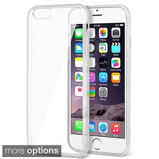 INSTEN Clear Snap-on Phone Case Cover Protector with Color Bumper For iPhone 6
