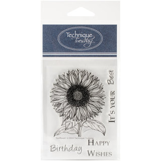 Technique Tuesday Clear Stamps 3"X4"-Sunflower