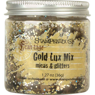 Stampendous Micas & Glitters Lux Mix 1.27oz-Gold