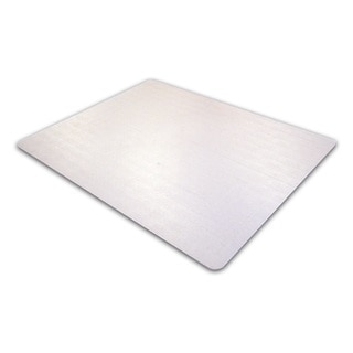 Cleartex Phthalate free PVC. Rectangular Chairmat for low pile carpets 1/4 or less (36 x 48)