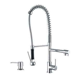 Ruvati RVF1290K1CH Commercial Style Chrome Kitchen Faucet
