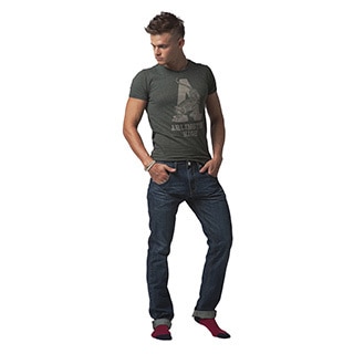 Simple Living High Thinking Jeans Men's 'New England' Dark Blue Natural Jeans