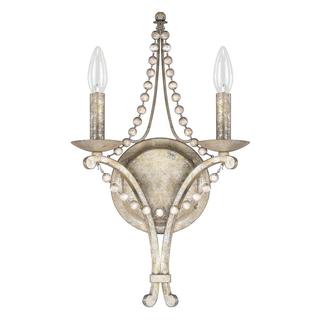 Capital Lighting Adele Collection Silver Quartz 2-light Wall Sconce