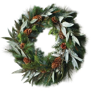Sage & Co. 24-inch Pine/ Eucalyptus/ Juniper Wreath