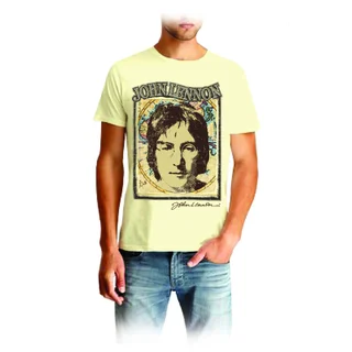 John Lennon Men's Heavy Metal T-shirt