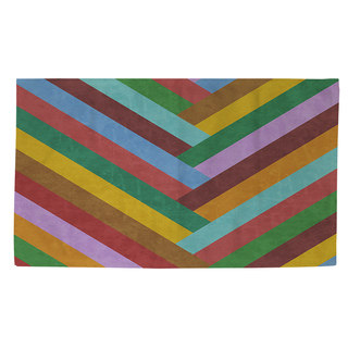 Thumbprintz Chevron Rainbow Rug (2' x 3')