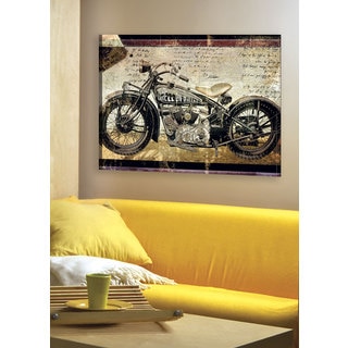 Portfolio Canvas Decor Large Printed 'Hell on Wheels' Framed Gallery-wrapped Canvas Art