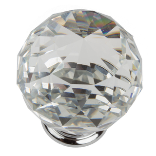 GlideRite 1.57-inch Clear K9 Crystal Cabinet Knobs (Pack of 25)
