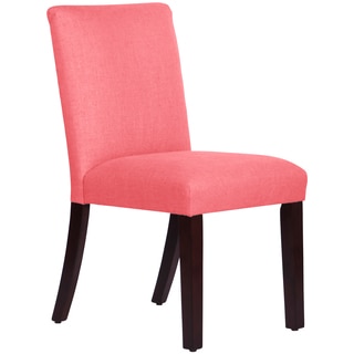 Skyline Furniture Uptown Dining Chair in Linen Coral