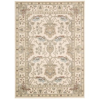 Rug Squared Springfield Ivory Oriental Area Rug (5'3 x 7'4)