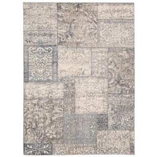 Rug Squared Princeton Multicolor Abstract Area Rug (7'9 x 9'9)