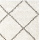 Safavieh Hudson Diamond Shag Ivory/ Grey Rug (8' x 10') - Thumbnail 6