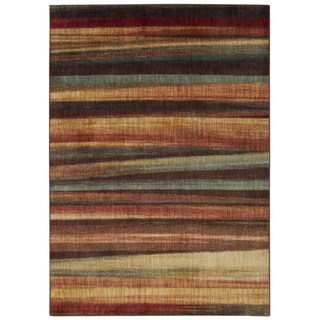 Rug Squared Lafayette Multicolor Abstract Area Rug (2'2 x 7'6)