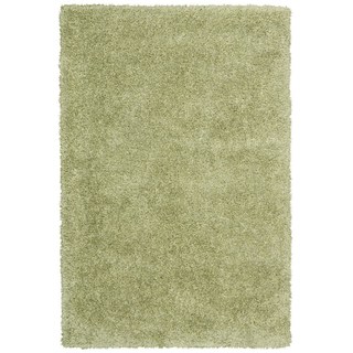 Rug Squared Monticello Green Solid Shag Rug (3'11 x 5'11)